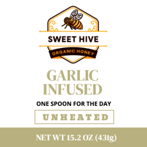 Garlic Infused Honey Unheated 300ml
