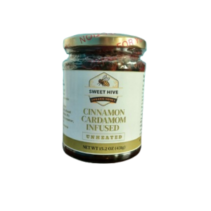 Cinnamon and Cardamom Infused Unheated Honey 300 ml
